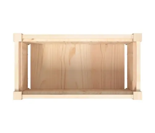 Dārza Puķu Kaste, 60X31X31 Cm, Priedes Masīvkoks Vidaxl