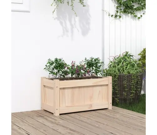 Dārza Puķu Kaste, 60X31X31 Cm, Priedes Masīvkoks Vidaxl