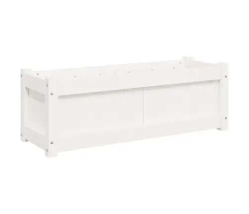 Taimekast, Valge, 90 X 31 X 31 cm Männipuit