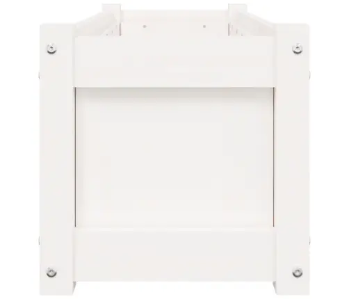 Taimekast, Valge, 90 X 31 X 31 cm Männipuit