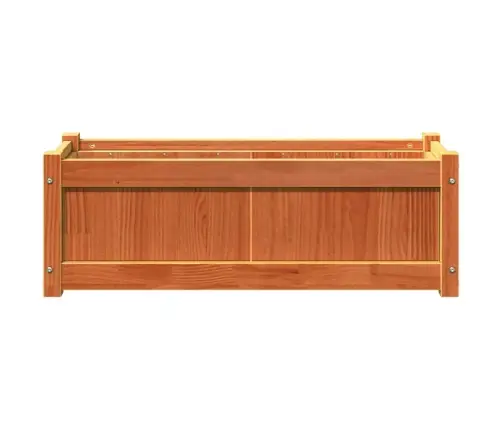 Dārza Puķu Kastes, 2 Gab., Vaska Brūnas, Priedes Masīvkoks Vidaxl