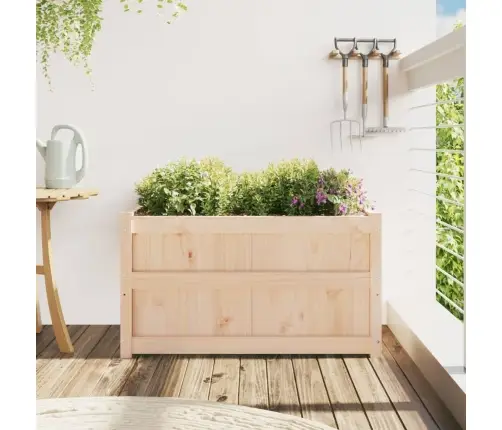 Dārza Puķu Kaste, 90X50X50 Cm, Priedes Masīvkoks Vidaxl