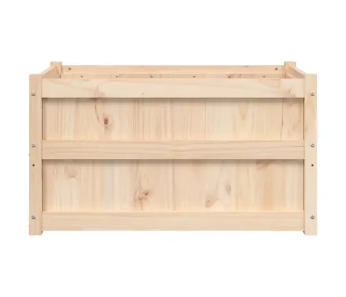 Dārza Puķu Kaste, 90X50X50 Cm, Priedes Masīvkoks Vidaxl