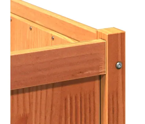 Dārza Puķu Kastes, 2 Gab., Vaska Brūnas, Priedes Masīvkoks Vidaxl