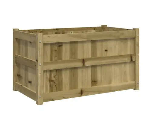 Dārza Puķu Kaste, 90X50X50 Cm, Impregnēts Priedes Koks Vidaxl