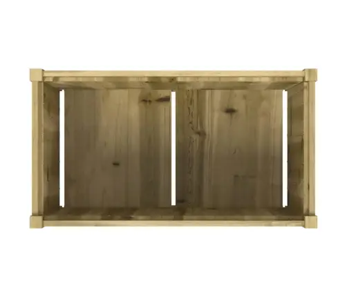 Dārza Puķu Kaste, 90X50X50 Cm, Impregnēts Priedes Koks Vidaxl