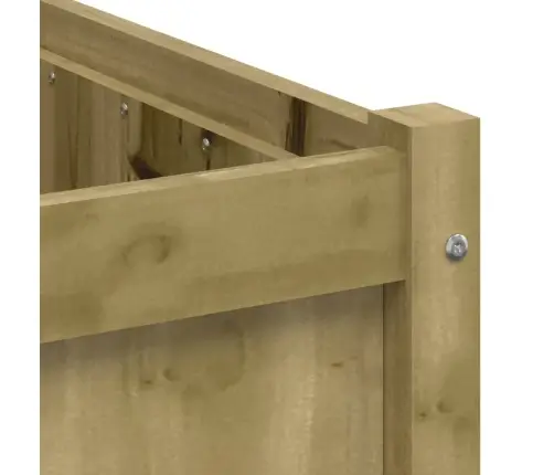 Dārza Puķu Kaste, 90X50X50 Cm, Impregnēts Priedes Koks Vidaxl