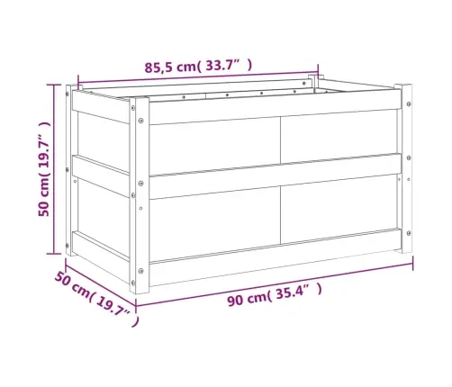 Aia Taimekastid 2 Tk, Immutatud Männipuit
