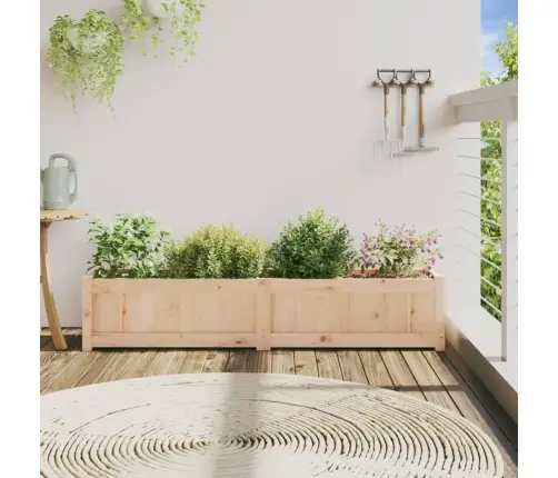 Dārza Puķu Kaste, 150X31X31 Cm, Priedes Masīvkoks Vidaxl