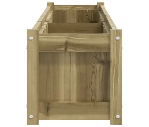 Dārza Puķu Kastes, 2 Gab., Impregnēts Priedes Koks Vidaxl
