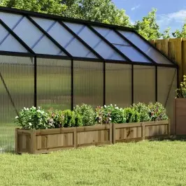 Dārza Puķu Kastes, 2 Gab., Impregnēts Priedes Koks Vidaxl