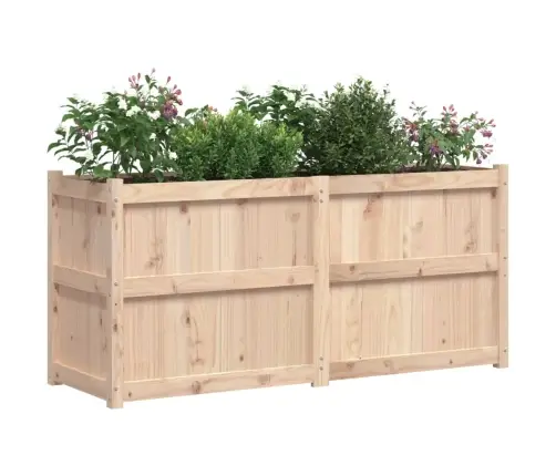 Dārza Puķu Kaste, 150X50X70 Cm, Priedes Masīvkoks Vidaxl