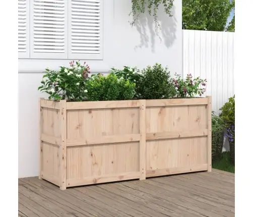 Dārza Puķu Kaste, 150X50X70 Cm, Priedes Masīvkoks Vidaxl
