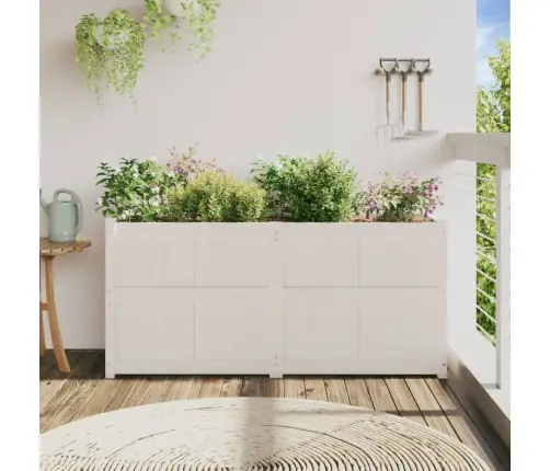 Aia Taimekast, Valge, 150 X 50 X 70 cm Männipuit