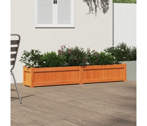 Sodo Lovelis, Vaško Rudas, 180X31X31cm Pušies Medienos Masyvas