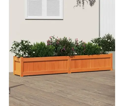 Sodo Lovelis, Vaško Rudas, 180X31X31cm Pušies Medienos Masyvas