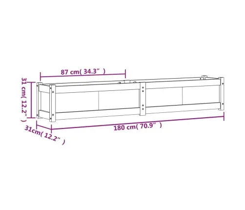 Sodo Loveliai, 2Vnt., Impregnuota Pušies Mediena