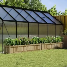 Dārza Puķu Kastes, 2 Gab., Impregnēts Priedes Koks Vidaxl