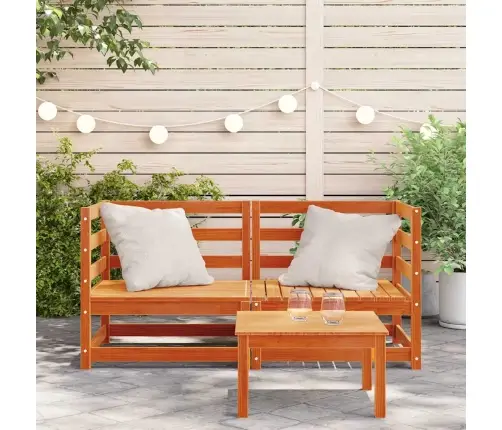 Aia Nurgadiivanid 2 Tk, Vahapruun, 70 X 70 X 67 cm Männipuit