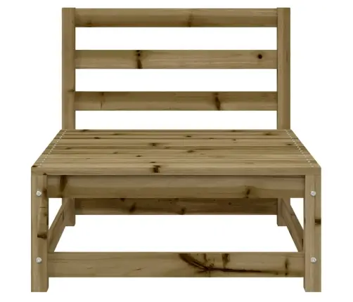 Dārza Dīvāns Bez Roku Balstiem, 70X70X67 Cm, Priede Vidaxl