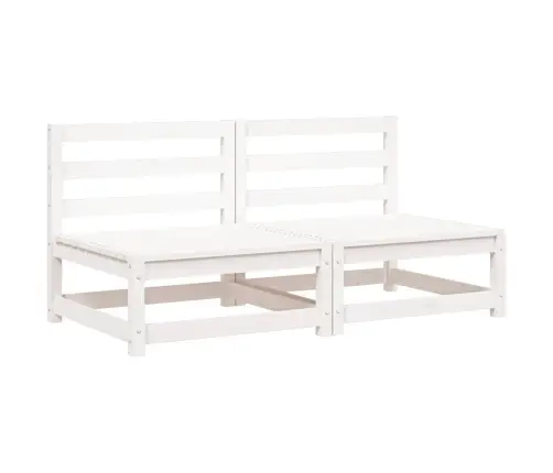 Käetugedeta Aiadiivanid 2 Tk, Valge, 70 X 70 X 67 cm Männipuit