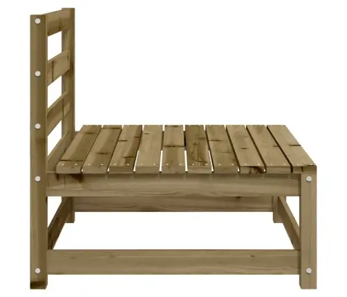 Sodo Sofos Dalys, 2Vnt., 70X70X67cm Pušis, Be Porankių