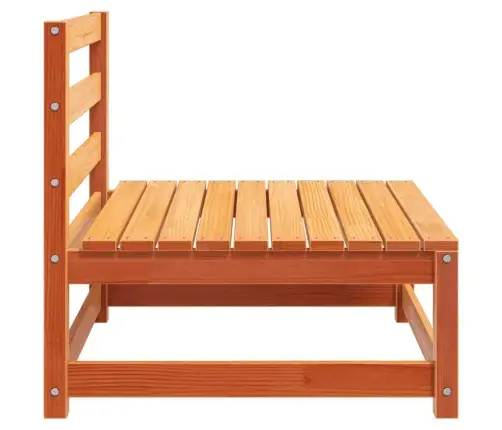 Dārza Dīvāni, 3 Gab., Vaska Brūnas, 70X70X67 Cm, Priedes Koks Vidaxl