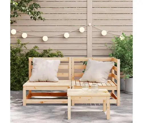 Divvietīgs Dārza Dīvāns, Priedes Masīvkoks Vidaxl