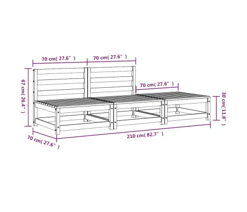 Dārza Dīvāns Ar Kājsoliņu, Vaska Brūnas, Priedes Masīvkoks Vidaxl Dārza Dīvāns Ar Kājsoliņu, Vaska Brūnas, Priedes Masīvkoks Vidaxl