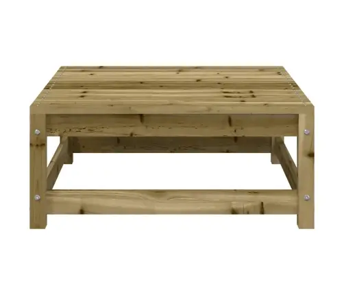 2-Vietīgs Dārza Dīvāns, Kājsoliņš, Impregnēts Priedes Koks Vidaxl