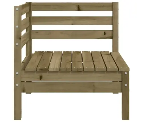 Dārza Stūra Dīvāns, Impregnēts Priedes Koks Vidaxl