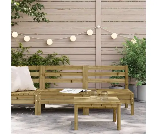 Dārza Dīvāni Bez Roku Balstiem, 2 Gab., Impregnēts Priedes Koks Vidaxl