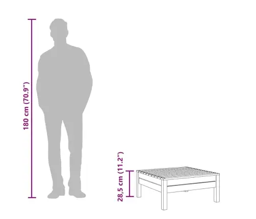Dārza Kājsoliņš, Duglasa Egles Masīvkoks Vidaxl