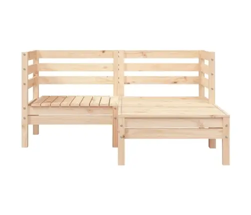 Dvivietė Sodo Sofa Su Pakoja, Pušies Medienos Masyvas