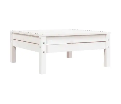 Trivietė Sodo Sofa, Baltos Spalvos, Pušies Medienos Masyvas