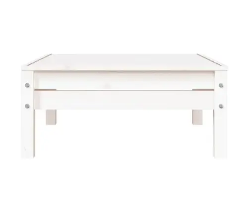 Trivietė Sodo Sofa, Baltos Spalvos, Pušies Medienos Masyvas