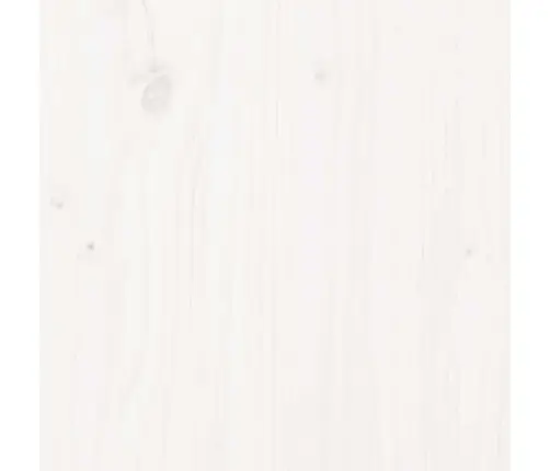 Trivietė Sodo Sofa, Baltos Spalvos, Pušies Medienos Masyvas