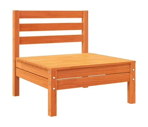 Trivietė Sodo Sofa, Vaško Ruda, Pušies Medienos Masyvas