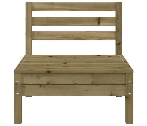 Trīsvietīgs Dārza Dīvāns, Impregnēts Priedes Koks Vidaxl