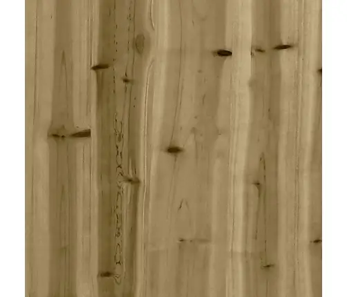 Trīsvietīgs Dārza Dīvāns, Impregnēts Priedes Koks Vidaxl