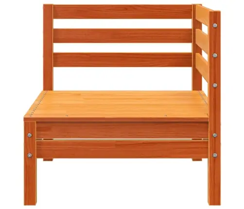 Trīsvietīgs Dārza Dīvāns, Vaska Brūnas, Priedes Masīvkoks Vidaxl