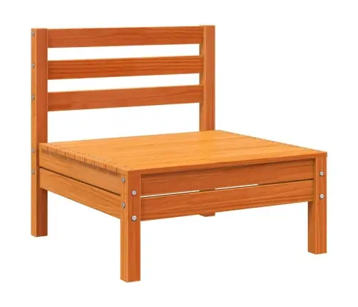 Trīsvietīgs Dārza Dīvāns, Vaska Brūnas, Priedes Masīvkoks Vidaxl