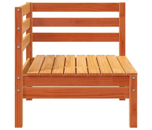 Trīsvietīgs Dārza Dīvāns Ar Kājsoliņu, Vaska Brūns, Priede Vidaxl