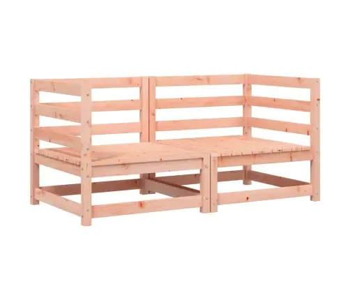 Dārza Stūra Dīvāni Ar Matračiem, 2 Gb., Duglasa Egles Masīvkoks Vidaxl