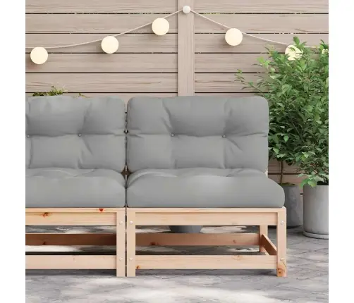 Sodo Sofos Dalis Su Pagalvėlėmis, Pušies Masyvas, Be Porankių