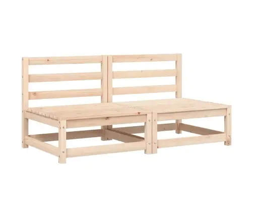 Käetugedeta Aiadiivanid Koos Patjadega 2 Tk, Männipuit