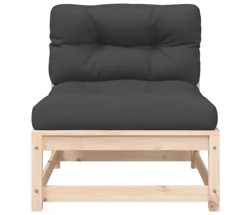 Käetugedeta Aiadiivanid Koos Patjadega 2 Tk, Männipuit