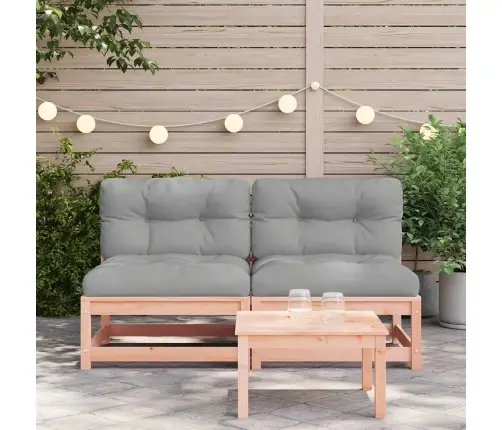 Dārza Dīvāni Ar Matračiem, 2 Gab., Duglasa Egles Masīvkoks Vidaxl