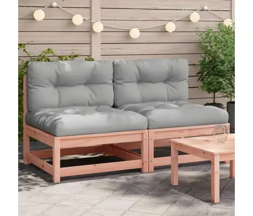 Dārza Dīvāni Ar Matračiem, 2 Gab., Duglasa Egles Masīvkoks Vidaxl