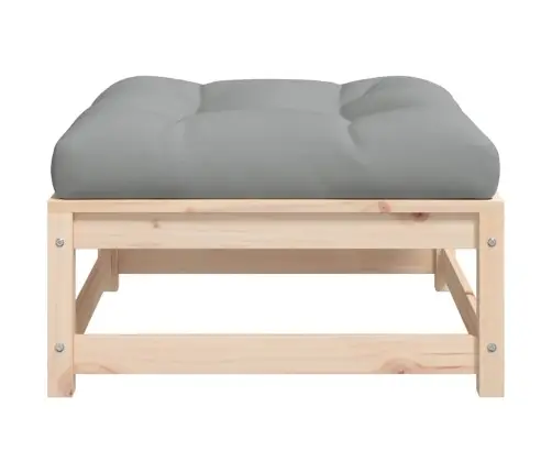 Dārza Soli Ar Matračiem, 2 Gab., Priedes Masīvkoks Vidaxl